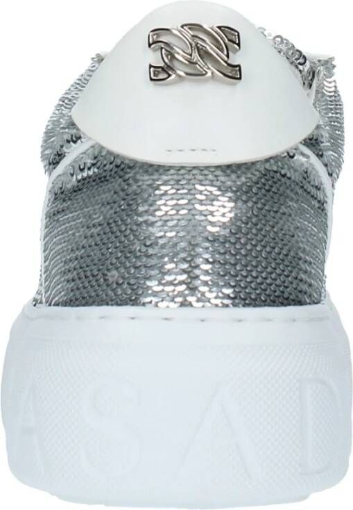 Casadei Sneakers Zilver Gray Dames