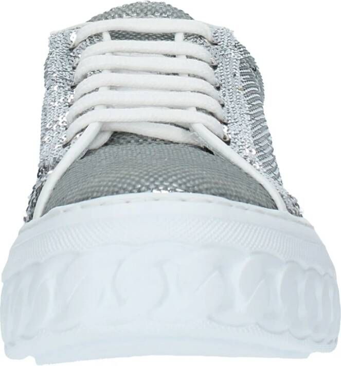 Casadei Sneakers Zilver Gray Dames