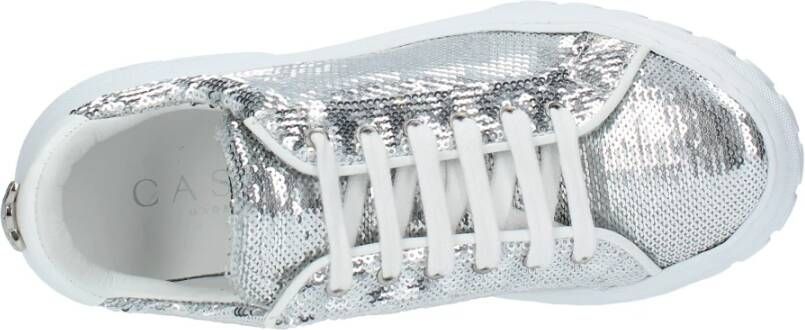 Casadei Sneakers Zilver Gray Dames