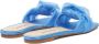Casadei Stijlvolle en elegante bohemian blauwe zijden sandaal Blue Dames - Thumbnail 4