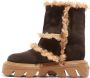 Casadei Stoere Winter Enkellaars Bruin Dames - Thumbnail 3