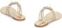Casadei Strass platte sandalen met ronde neuslijn - Thumbnail 2
