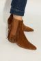 Casadei Suède enkellaarsjes met hak Brown Dames - Thumbnail 2
