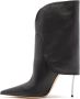 Casadei Leren enkellaarsjes met hak 'Blade' Zwart Dames - Thumbnail 3