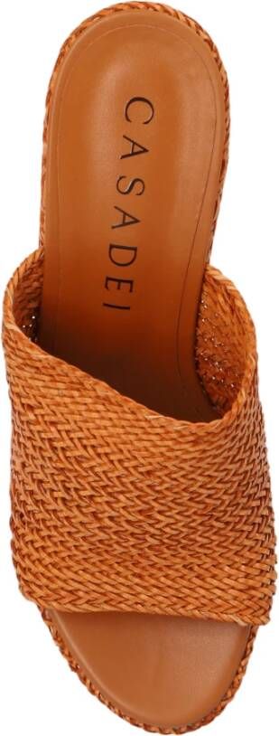 Casadei Twiga wedge slides Brown Dames