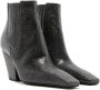 Casadei Vulcano Leren Texaanse Enkellaars Zwart Dames - Thumbnail 2