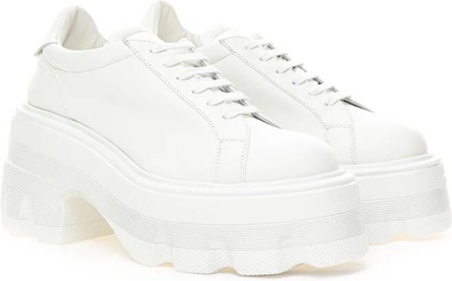 Casadei Witte Leren Sneaker Maxxxi White Dames