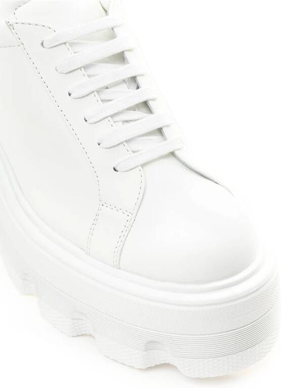 Casadei Witte Leren Sneaker Maxxxi White Dames