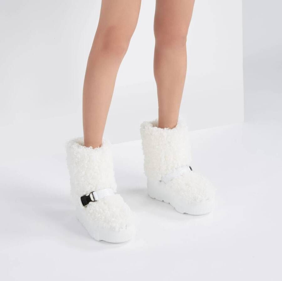 Casadei Witte Yeti Moon Boot Wit Dames