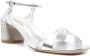 Casadei Zilveren Enkelband Lage Hak Sandalen - Thumbnail 2