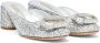 Casadei Zilveren Glitter Muiltje met Kristallen Ring Gray Dames - Thumbnail 2