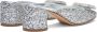 Casadei Zilveren Glitter Muiltje met Kristallen Ring Gray Dames - Thumbnail 4