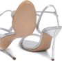 Casadei Zilveren Kristallen Hak Sandalen met Blad - Thumbnail 2