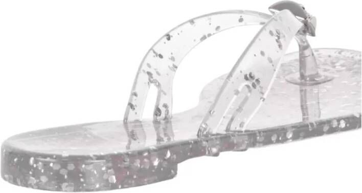 Casadei Zilveren Slippers
