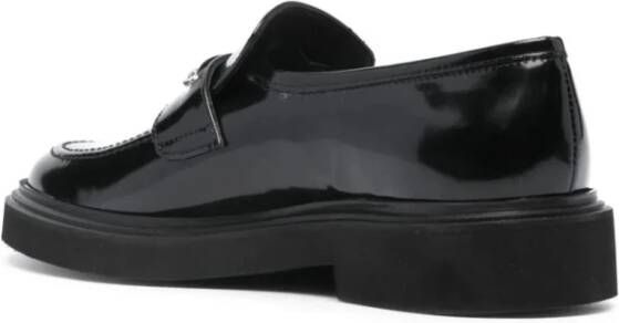 Casadei Zwarte Casual Loafers Black Dames