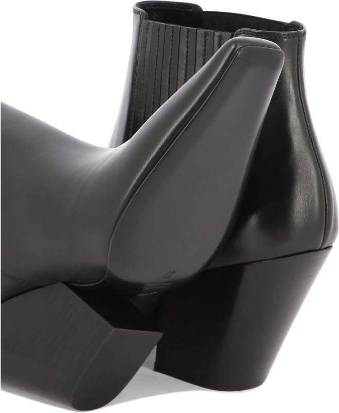 Casadei Zwarte Enkellaarzen Elegante Stijl