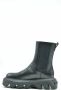 Casadei Zwarte Leren Platform Enkellaarzen Black Dames - Thumbnail 5