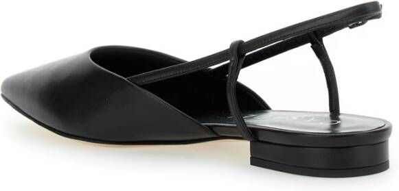 Casadei Zwarte Hakken Scarlet Flats Black Dames