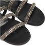 Casadei Zwarte Kristallen Platte Sandaal Black Dames - Thumbnail 6