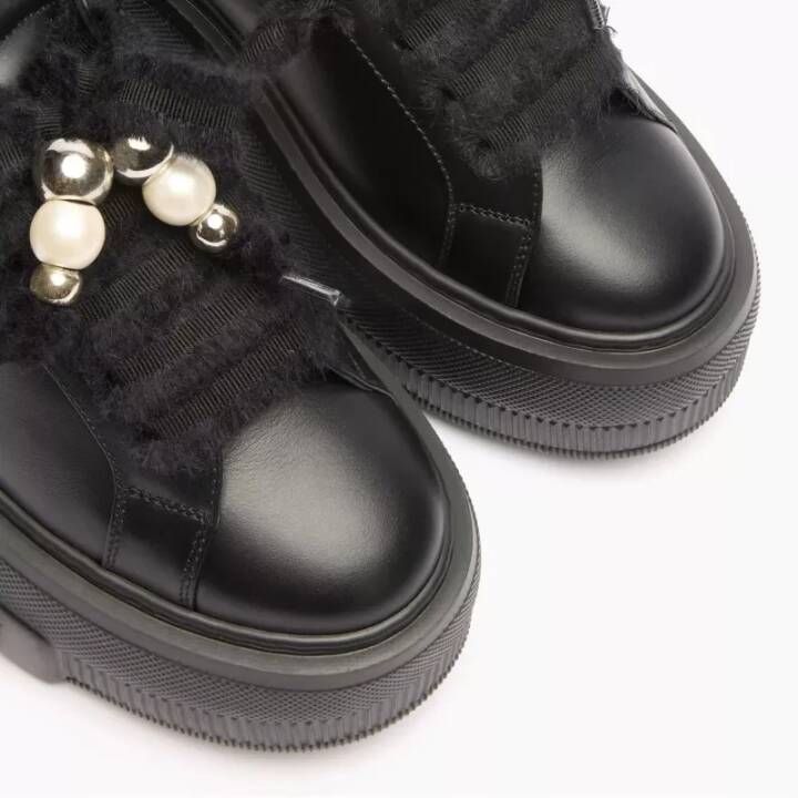 Casadei Zwarte Plateau Sneakers