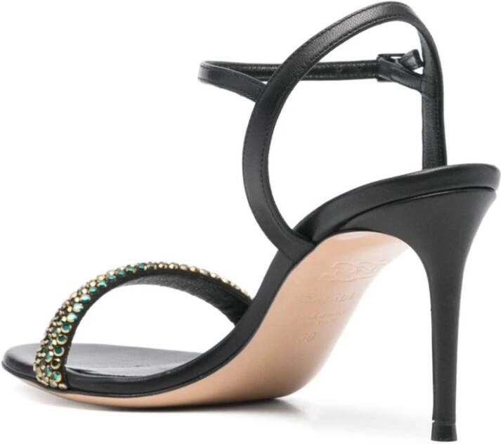 Casadei Zwarte Sandalen met Enkelband