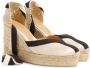 Castañer Ontworpen door Casilda se casa. Carmen satijnen espadrilles met 11 cm sleehak en dubbele platform. - Thumbnail 3
