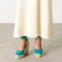 Castañer Alpargata MET 11 CM Sleehak Green Dames - Thumbnail 4