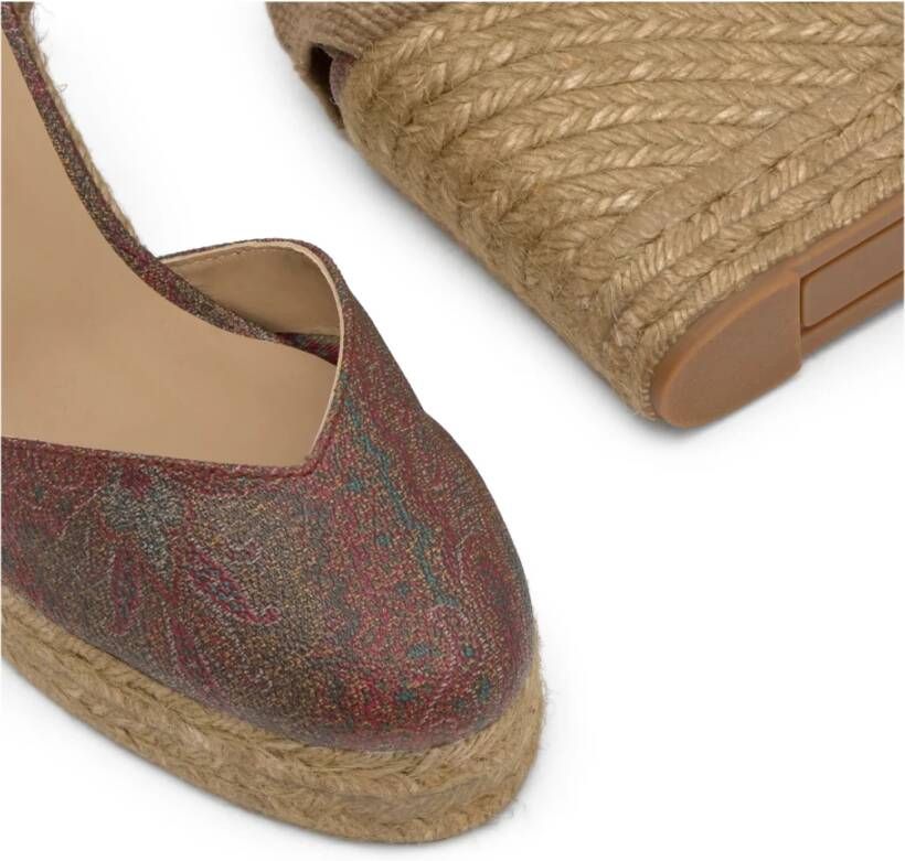 Castañer Alpargata MET 11 CM Sleehak Multicolor Dames