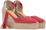 Castañer Stijlvolle Canvas Sneakers Red Dames - Thumbnail 2