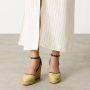 Castañer Alpargata MET 9 CM Sleehak Beige Dames - Thumbnail 4