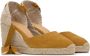 Castañer Alpargata MET 9 CM WIG Yellow Dames - Thumbnail 3