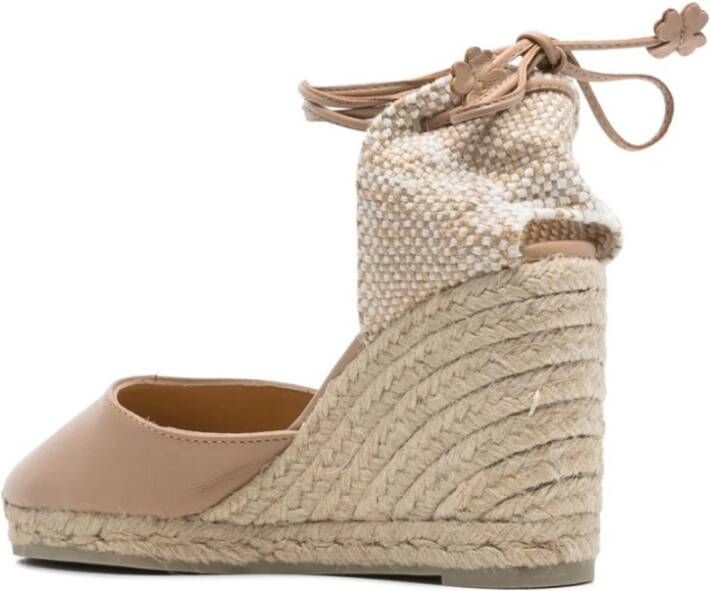 Castañer Amandel Beige Sleehak Schoenen