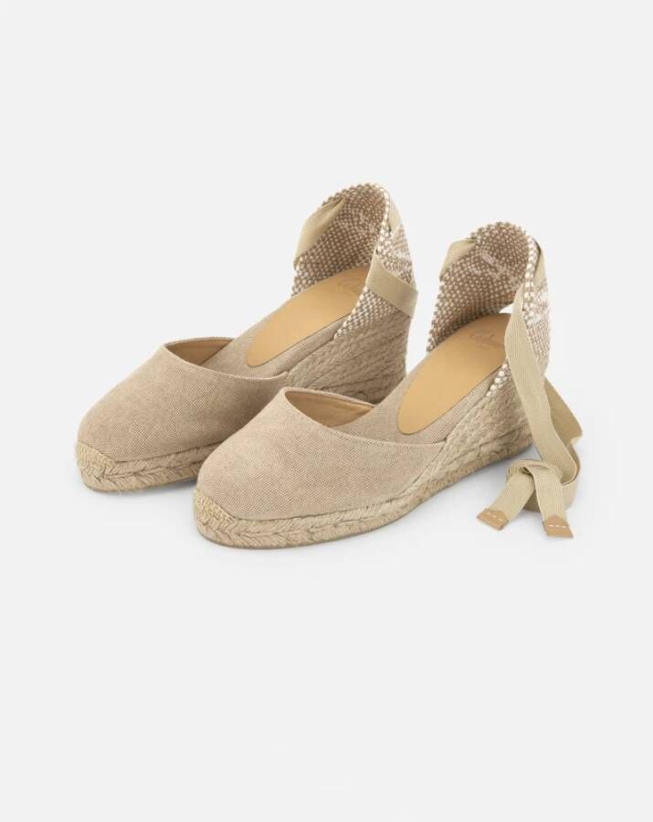 Castañer Beige Espadrille Sandalen Beige Dames
