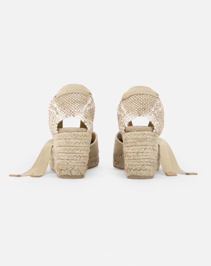 Castañer Beige Espadrille Sandalen Beige Dames