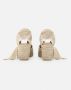 Castañer Zandkleurige Katoenen Canvas Sleehak Espadrilles Beige Dames - Thumbnail 6
