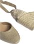 Castañer Beige Espadrille Sandalen met Raffia Sleehak Beige Dames - Thumbnail 9