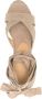 Castañer Beige Sleehak Sandalen met Enkelband - Thumbnail 2