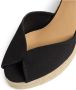 Castañer Zwarte Canvas Platform Wedge Espadrilles Black Dames - Thumbnail 5