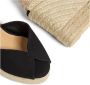 Castañer Zwarte Canvas Platform Wedge Espadrilles Black Dames - Thumbnail 6