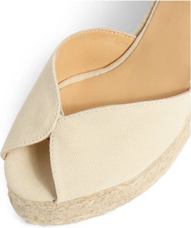 Castañer Bianca 8Ed 001 11 cm sleehakken Beige Dames