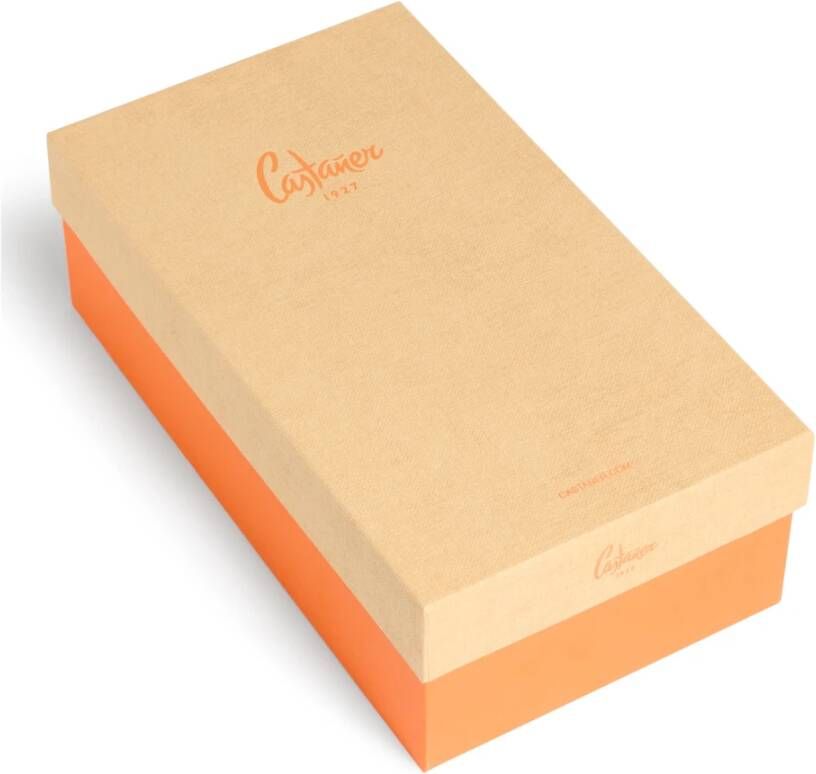 Castañer Bilina gewassen-katoenen espadrilles met striksluiting en 7 cm sleehak.