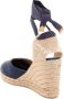 Castañer Blauwe Sleehak Espadrilles met Enkelbandjes Blue Dames - Thumbnail 7