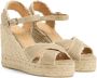 Castañer Verhoog je stijl met Bromelia Espadrille Sleehak Sandalen Beige Dames - Thumbnail 7