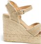 Castañer Verhoog je stijl met Bromelia Espadrille Sleehak Sandalen Beige Dames - Thumbnail 8