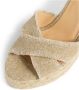 Castañer Verhoog je stijl met Bromelia Espadrille Sleehak Sandalen Beige Dames - Thumbnail 9