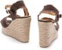 Castañer Bruine Sleehak Espadrilles Sandalen Brown Dames - Thumbnail 5