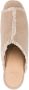 Castañer Canvas Sandalen met Raffia Sleehak Beige Dames - Thumbnail 3