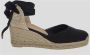 Castañer Zwarte Espadrille Sneakers met Enkelveters Black Dames - Thumbnail 10