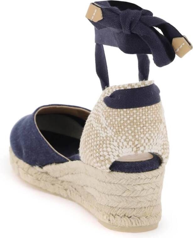 Castañer Carina Wedge Espadrilles Beige Dames