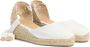 Castañer Carina -katoenen espadrilles met striksluiting en 5 cm sleehak. - Thumbnail 3
